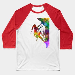 Climber in watercolor Baseball T-Shirt